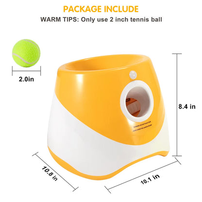 Automatic Throwing Machine Catapult for Dog Pet Toys Tennis Launcher Pet Ball Throw Device 3/6/9M Section + 3 Balls Dog Training